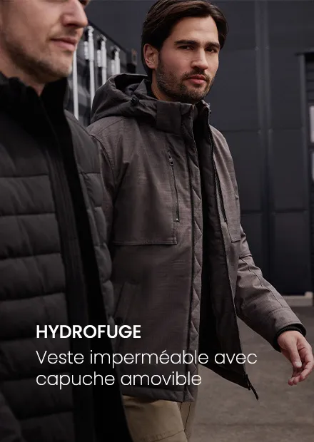 Veste avec capuche amovible