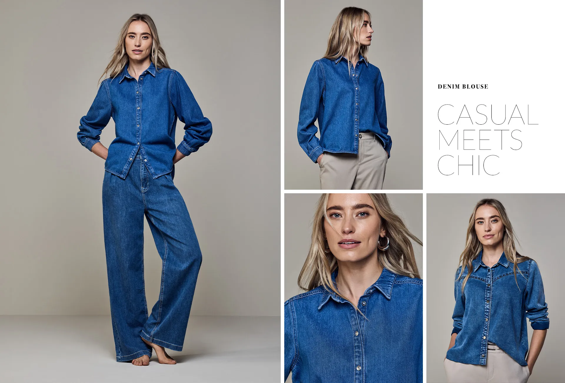 Denim Blouse