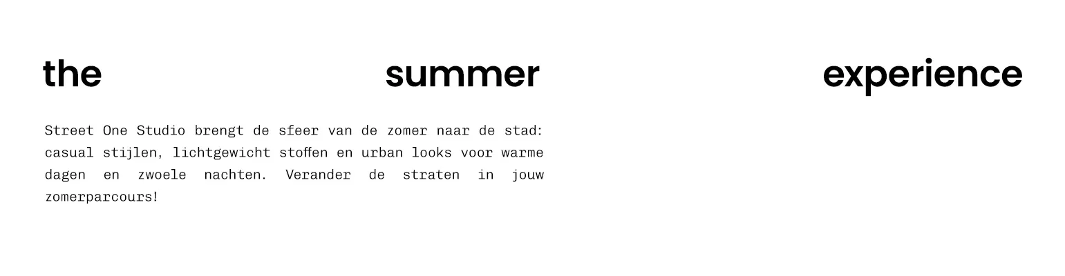 the summer experience
